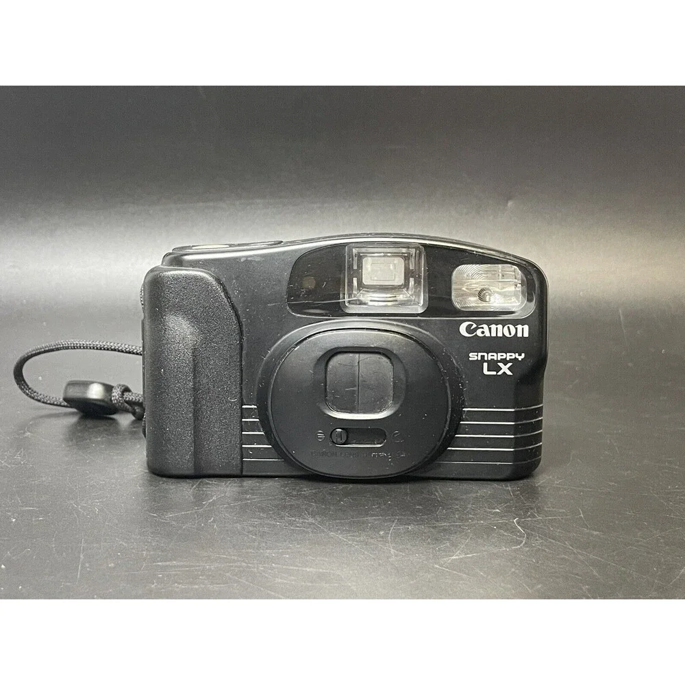 Vintage Canon Snappy LX 35mm Point & Shoot Film Camera As Is Retro Photography